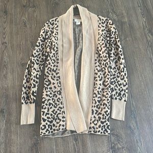 Ruby Moon leopard print cardigan XS